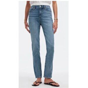 Madewell Perfect Vintage Straight Jeans High Rise Distressed 29
